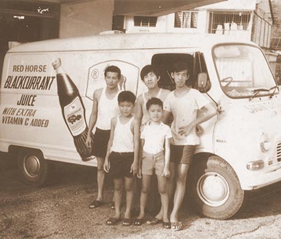 Old Staffs with Company Van