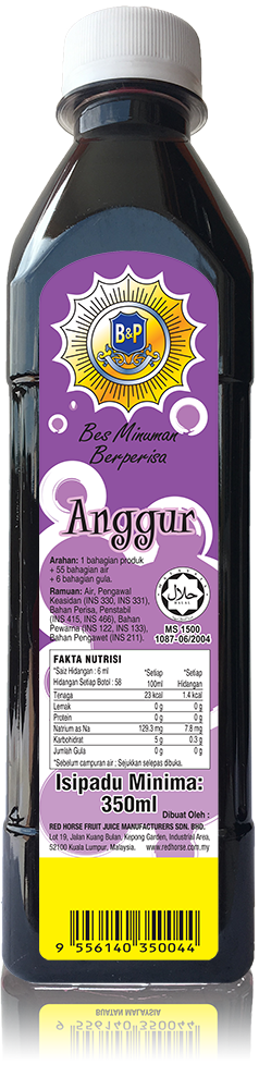 B&P Grape Flavor 350ml