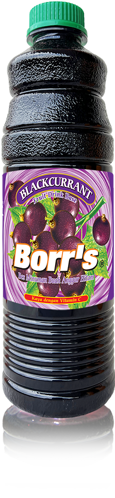 Borr's Blackcurrant Concentrated Fruit Drink Base 1020ml