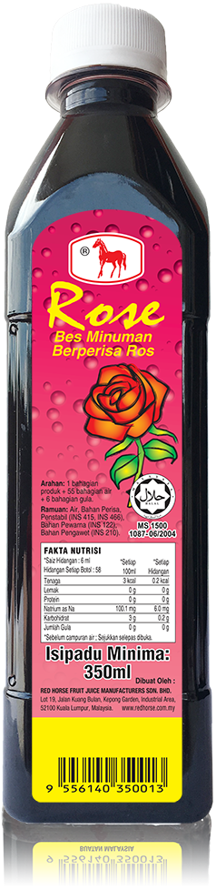 RH Bes Minuman Berperisa Ros 350ml